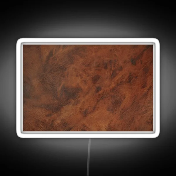 Leather Clouded Pattern Dark RGB Neon Sign