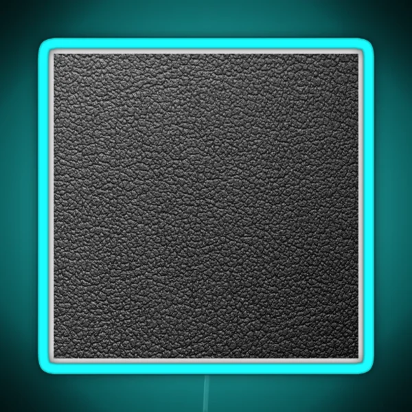 Leather Dark Texture RGB Neon Sign