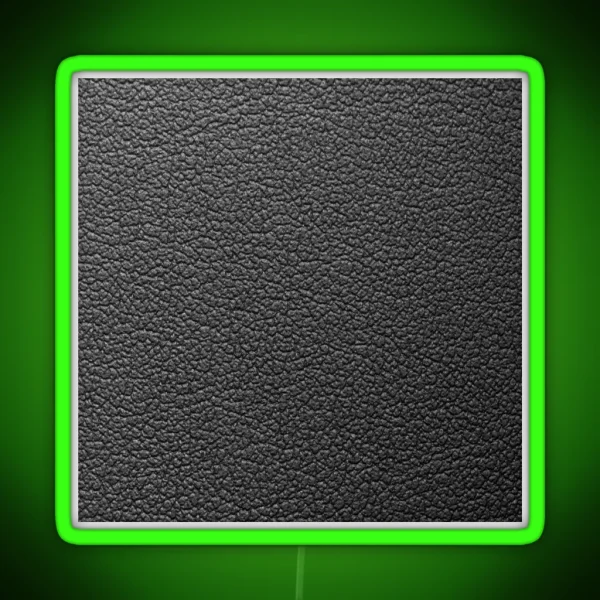Leather Dark Texture RGB Neon Sign