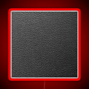 Leather Dark Texture RGB Neon Sign