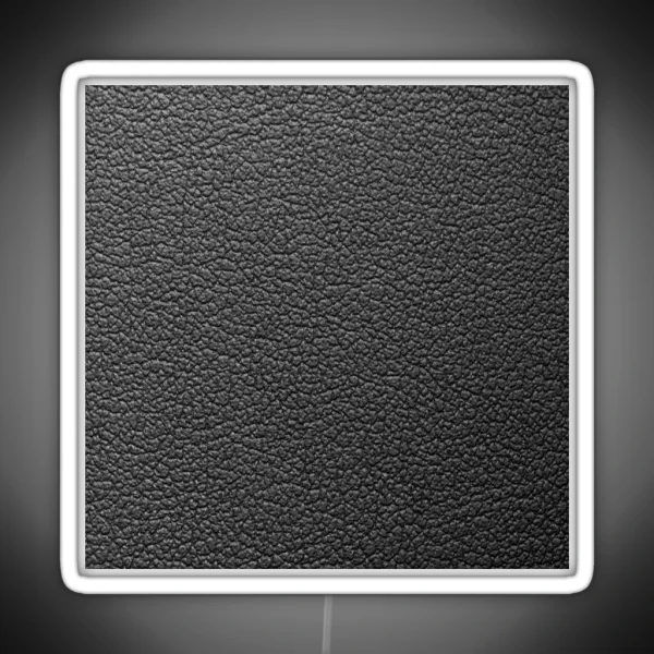 Leather Dark Texture RGB Neon Sign
