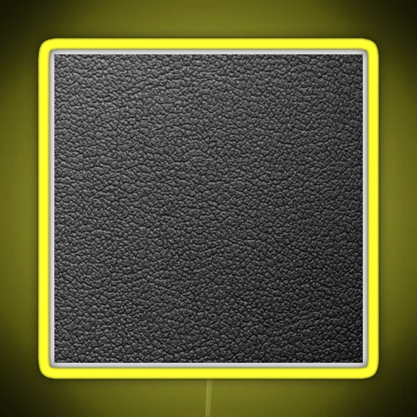 Leather Dark Texture RGB Neon Sign