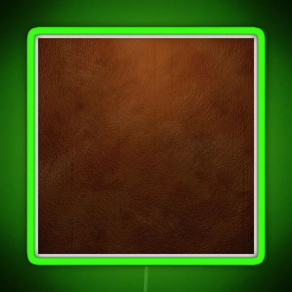 Leather Detailed Texture RGB Neon Sign