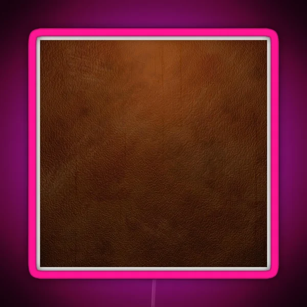 Leather Detailed Texture RGB Neon Sign