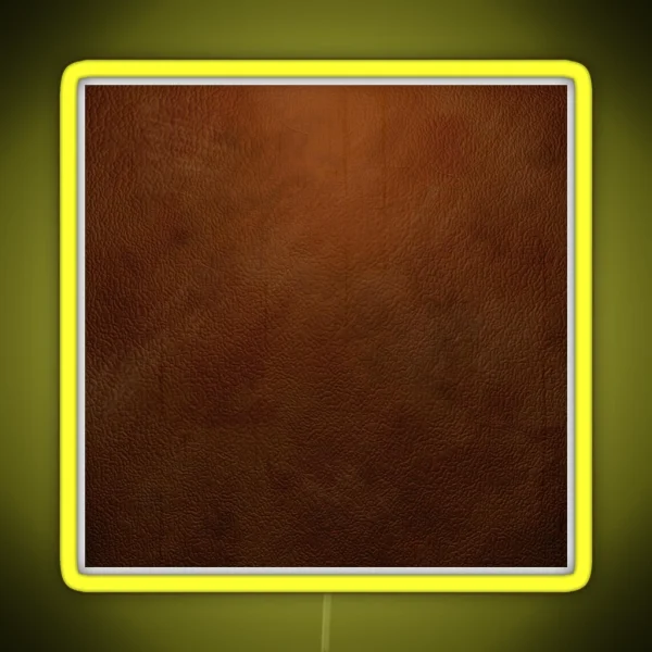 Leather Detailed Texture RGB Neon Sign