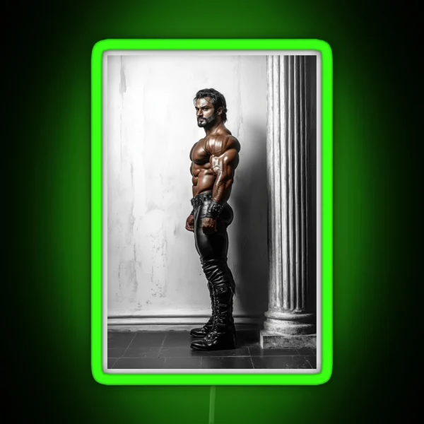 Leather Pants RGB Neon Sign