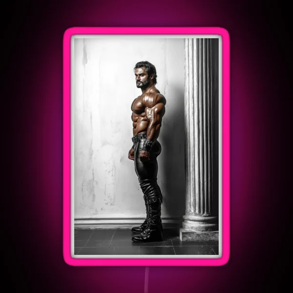 Leather Pants RGB Neon Sign