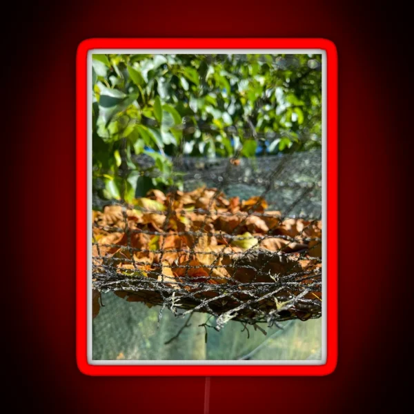 Leaves In A Net RGB Neon Sign