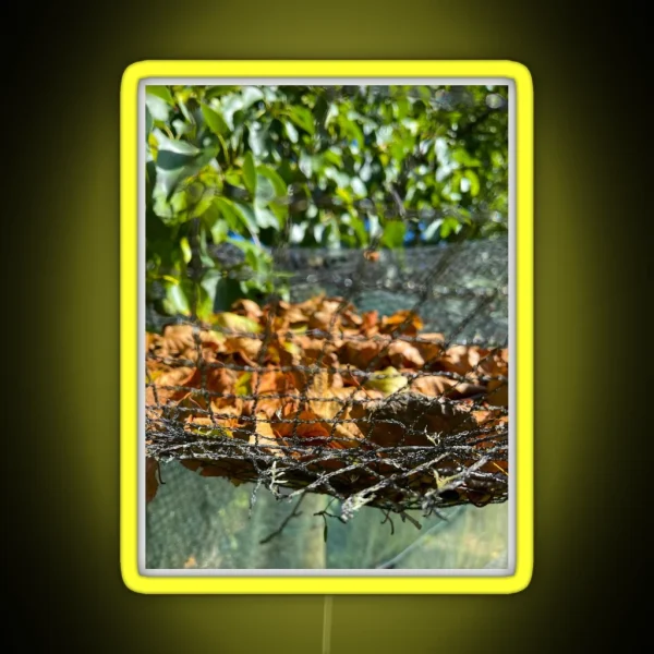 Leaves In A Net RGB Neon Sign