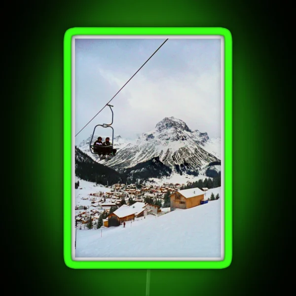 Lech Am Arlberg Austrian Alps Austria RGB Neon Sign