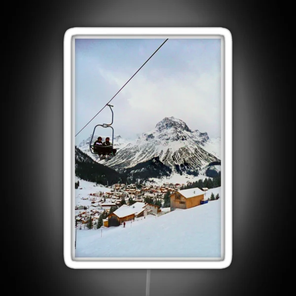 Lech Am Arlberg Austrian Alps Austria RGB Neon Sign