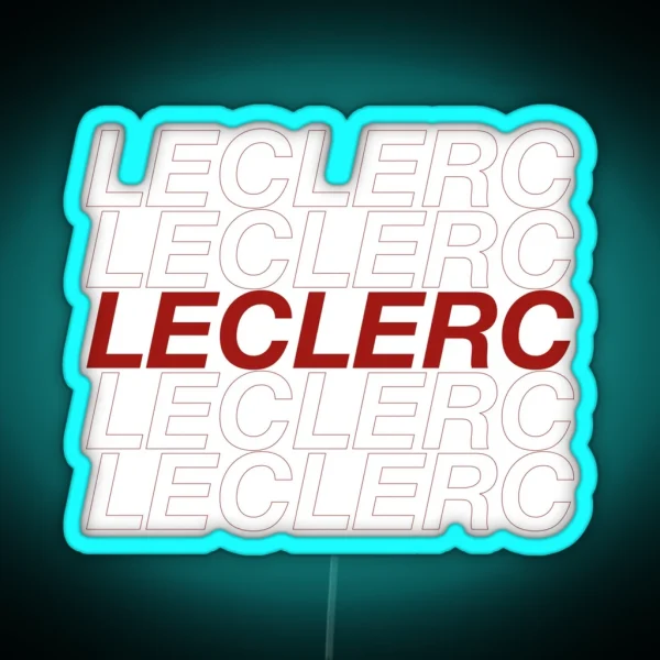 Leclerc RGB Neon Sign