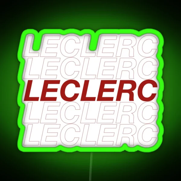 Leclerc RGB Neon Sign