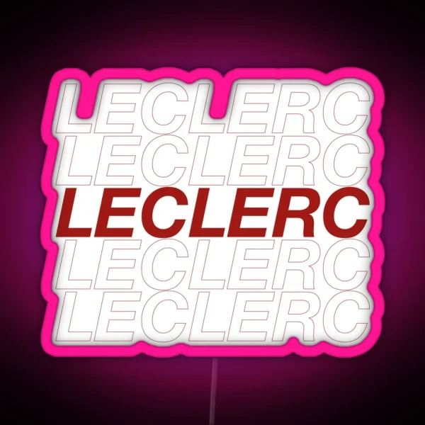 Leclerc RGB Neon Sign
