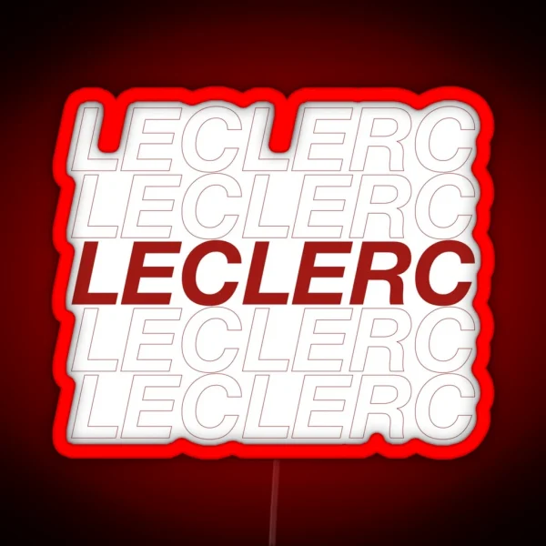 Leclerc RGB Neon Sign