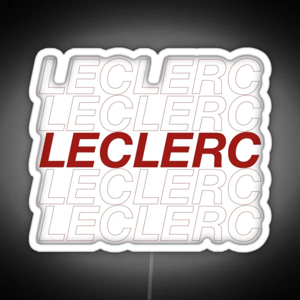 Leclerc RGB Neon Sign