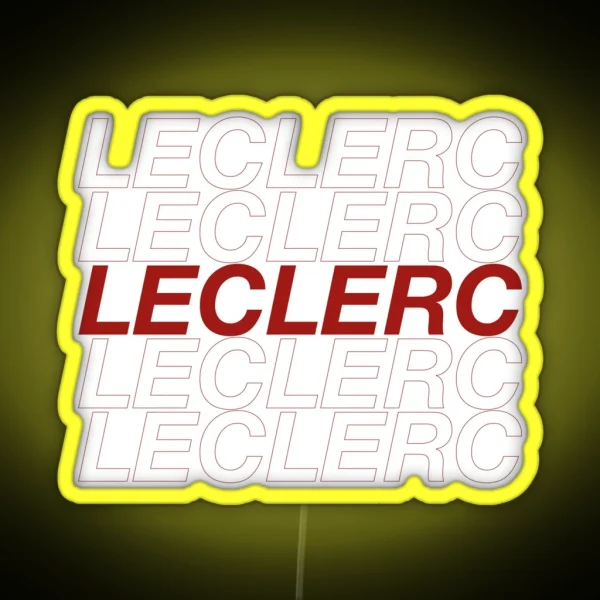 Leclerc RGB Neon Sign