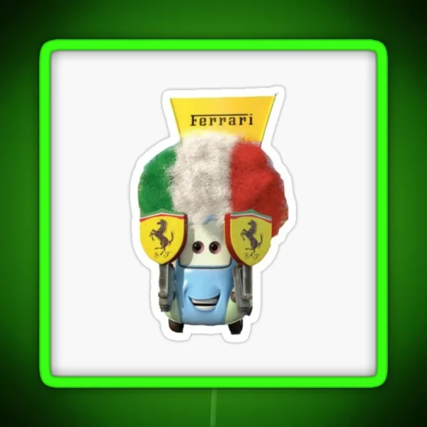 Led Cars Guido Ferrari RGB Neon Sign