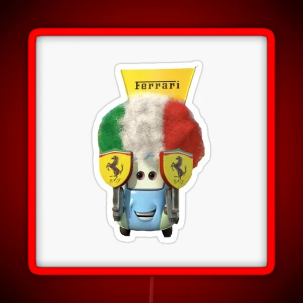 Led Cars Guido Ferrari RGB Neon Sign