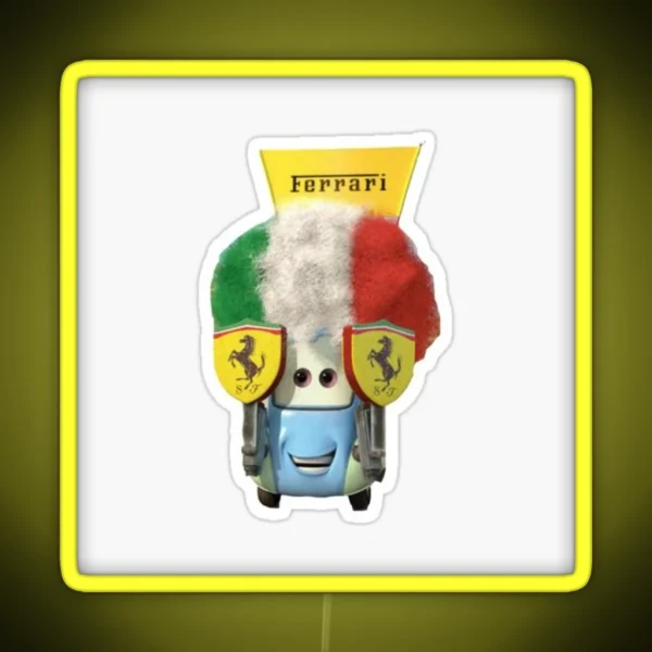 Led Cars Guido Ferrari RGB Neon Sign