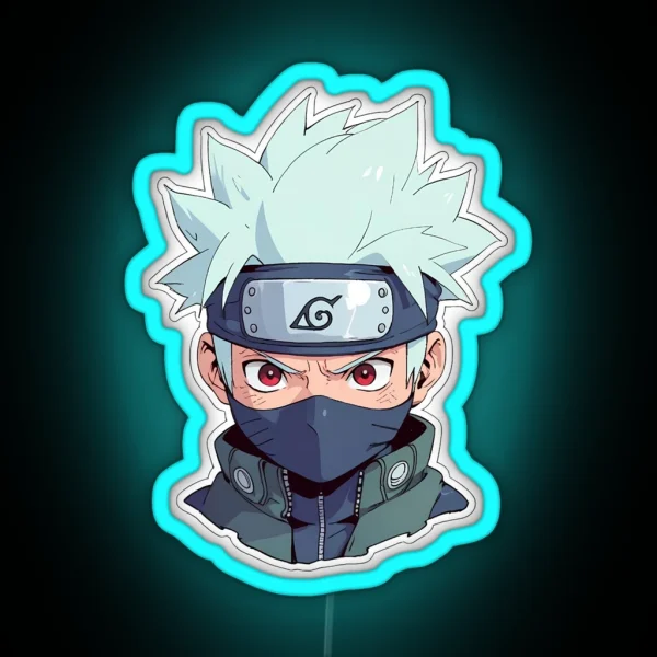 Led Kakashi Kawaii The Adorable Ninja RGB Neon Sign