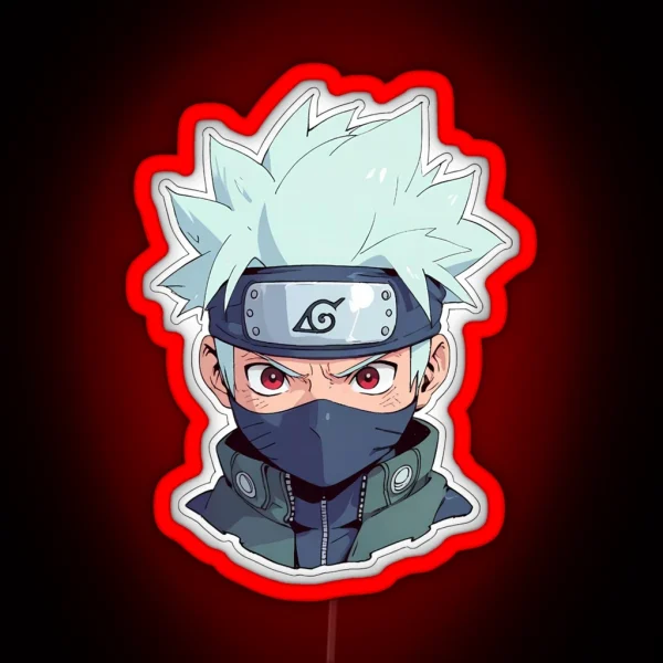 Led Kakashi Kawaii The Adorable Ninja RGB Neon Sign