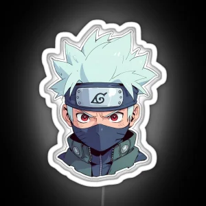 Led Kakashi Kawaii The Adorable Ninja RGB Neon Sign