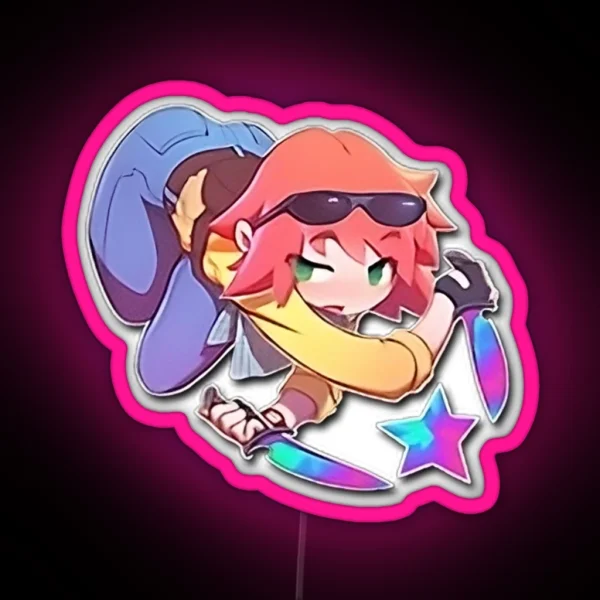 Led Kawaii T Holo CS2 RGB Neon Sign