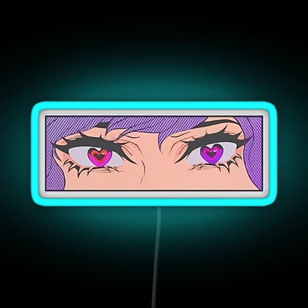 Led Loving Eyes Holo CS2 RGB Neon Sign