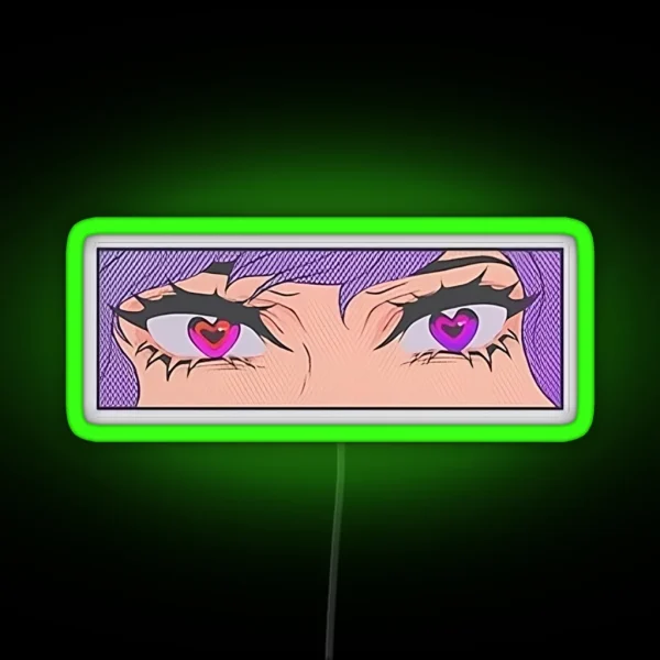 Led Loving Eyes Holo CS2 RGB Neon Sign