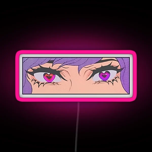 Led Loving Eyes Holo CS2 RGB Neon Sign