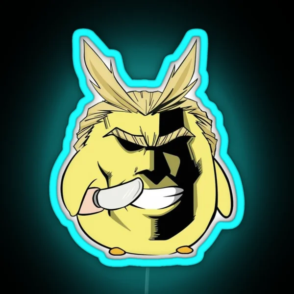 Led My Hero Academia Duck All Might RGB Neon Sign