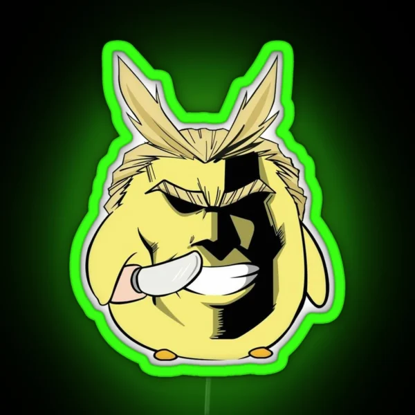 Led My Hero Academia Duck All Might RGB Neon Sign