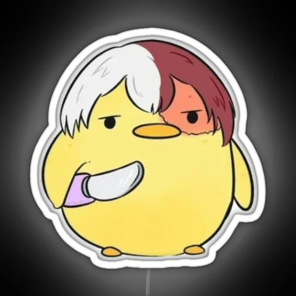 Led My Hero Academia Duck Todoroki RGB Neon Sign