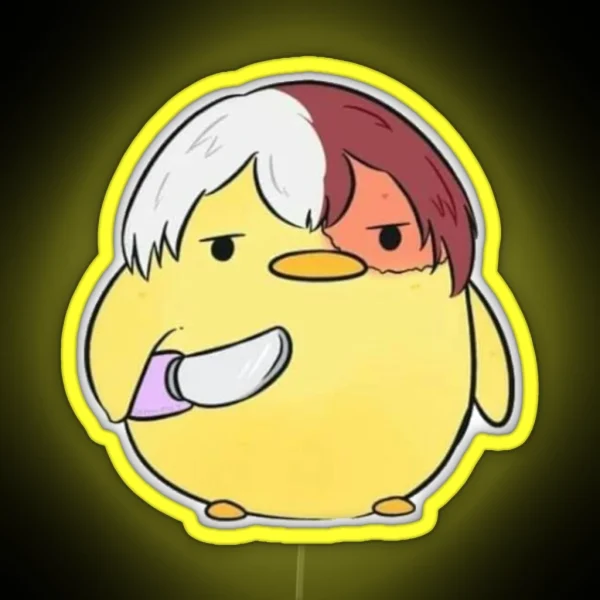 Led My Hero Academia Duck Todoroki RGB Neon Sign