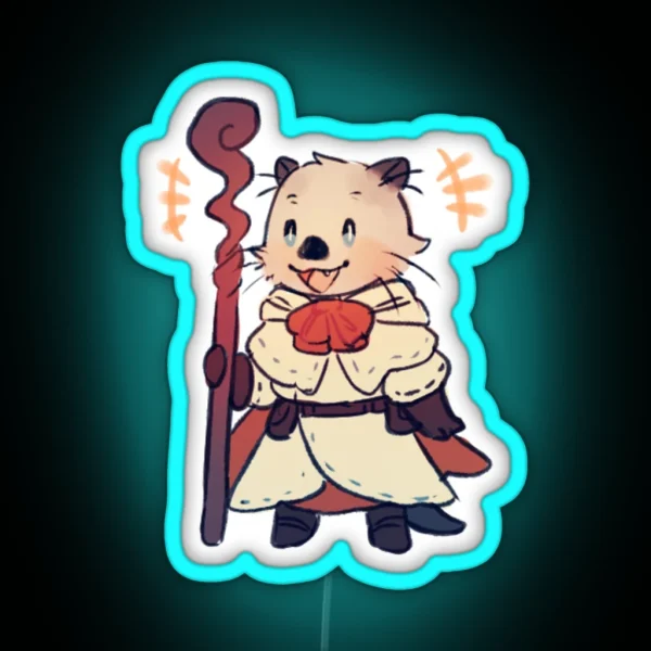 Led Otter Healer RGB Neon Sign