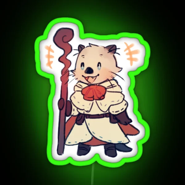 Led Otter Healer RGB Neon Sign
