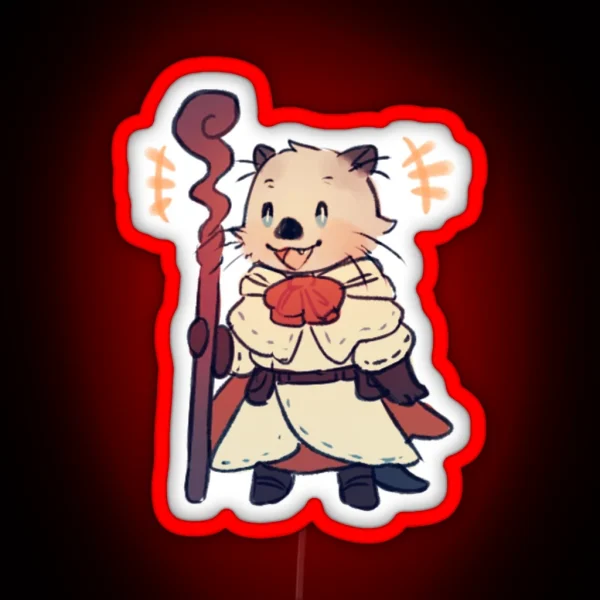 Led Otter Healer RGB Neon Sign