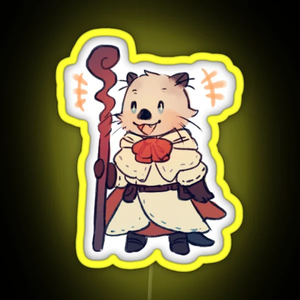 Led Otter Healer RGB Neon Sign