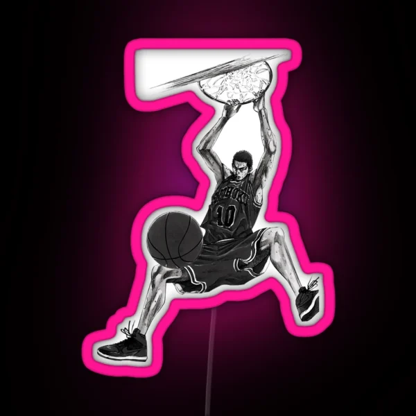 Led Slam Dunk RGB Neon Sign