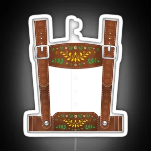 Lederhosen German Festival Halloween Costume V1c Led RGB Neon Sign
