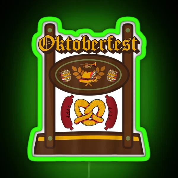 Lederhosen Halloween Led RGB Neon Sign