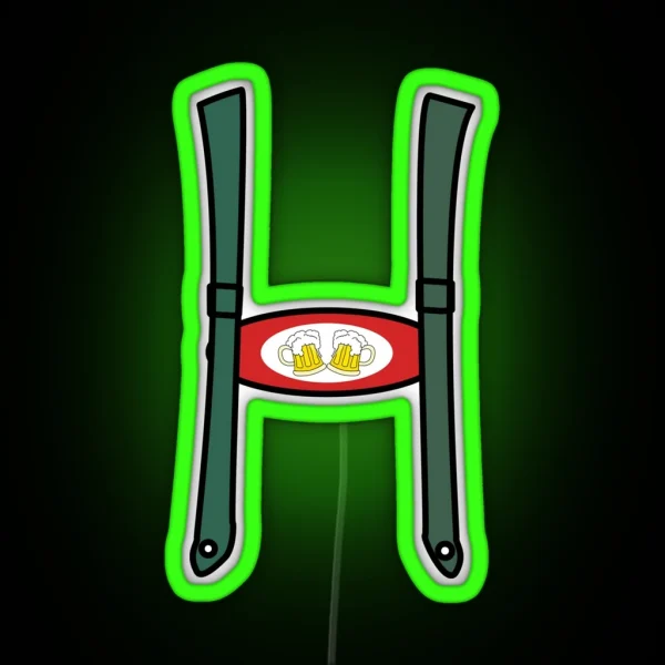 Lederhosen Led RGB Neon Sign