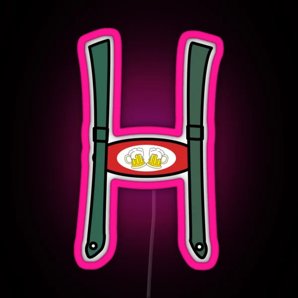 Lederhosen Led RGB Neon Sign