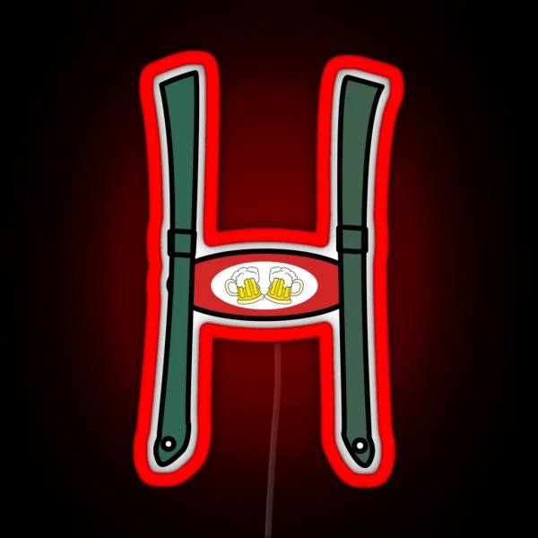 Lederhosen Led RGB Neon Sign