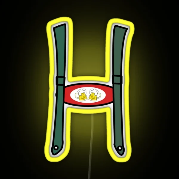 Lederhosen Led RGB Neon Sign
