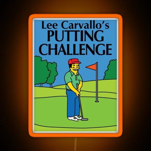Lee Carvallo S Putting Challenge RGB Neon Sign