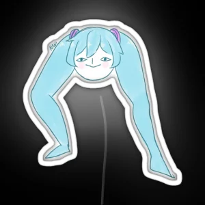 Leg Miku RGB Neon Sign