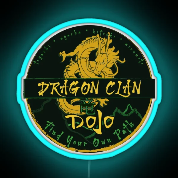 Legend Of The Five Rings Dragon Clan The Dragon Dojo RGB Neon Sign