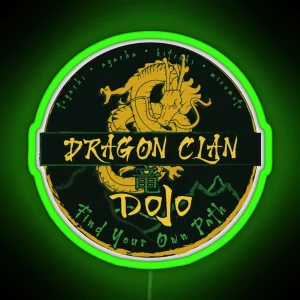 Legend Of The Five Rings Dragon Clan The Dragon Dojo RGB Neon Sign